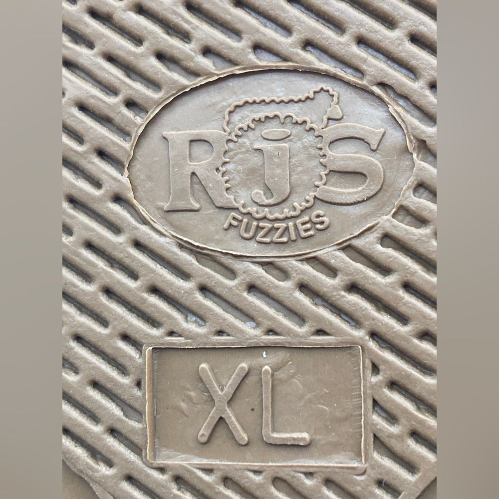 RJ’s Fuzzies Indoor Lined Slippers Men’s Size XL Chestnut Comfy EUC Slip On - Picture 3 of 8